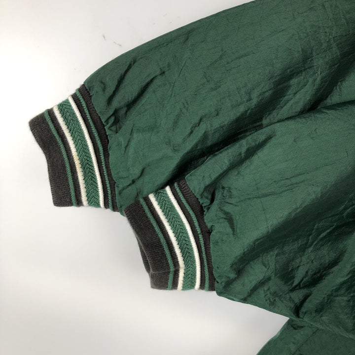 90'S Champion V-neck nylon pullover, men's size XL, vintage Nylon green type Vintage Second Hand