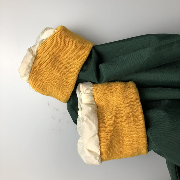 90'S Champion NFL Green Bay Packers V-neck nylon pullover, men's size XL Nylon green type Vintage Second Hand