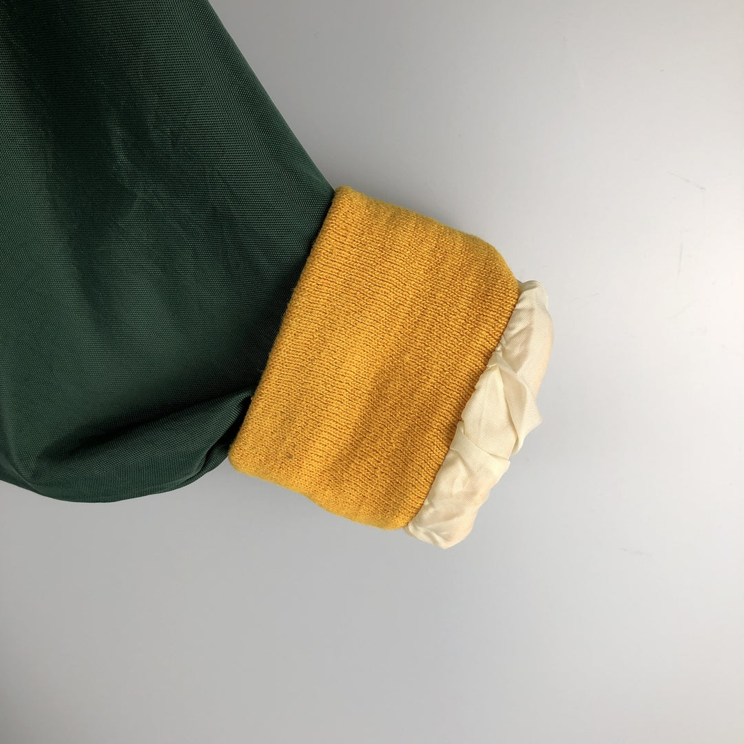 90'S Champion NFL Green Bay Packers V-neck nylon pullover, men's size XL Nylon green type Vintage Second Hand