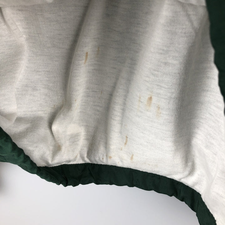 90'S Champion NFL Green Bay Packers V-neck nylon pullover, men's size XL Nylon green type Vintage Second Hand