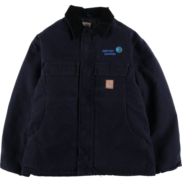 Carhartt Padded Traditional Duck Work Jacket, Men's Size L cotton navy blue type Vintage Second Hand