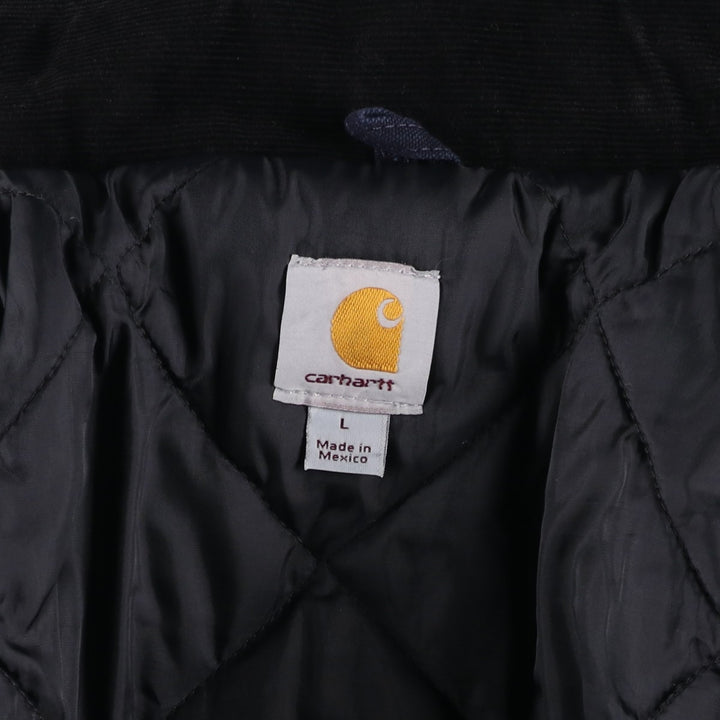 Carhartt Padded Traditional Duck Work Jacket, Men's Size L cotton navy blue type Vintage Second Hand