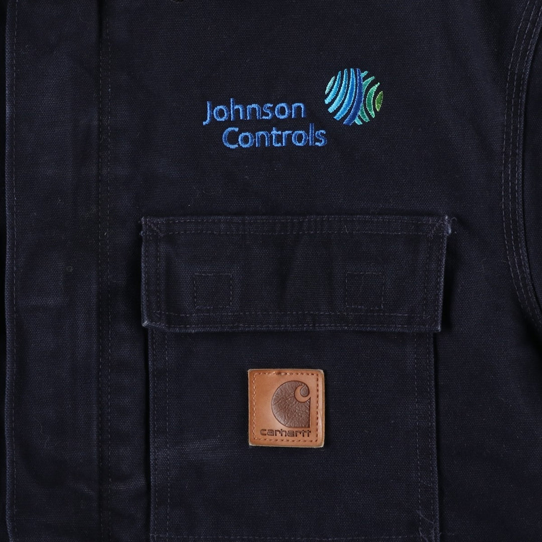 Carhartt Padded Traditional Duck Work Jacket, Men's Size L cotton navy blue type Vintage Second Hand