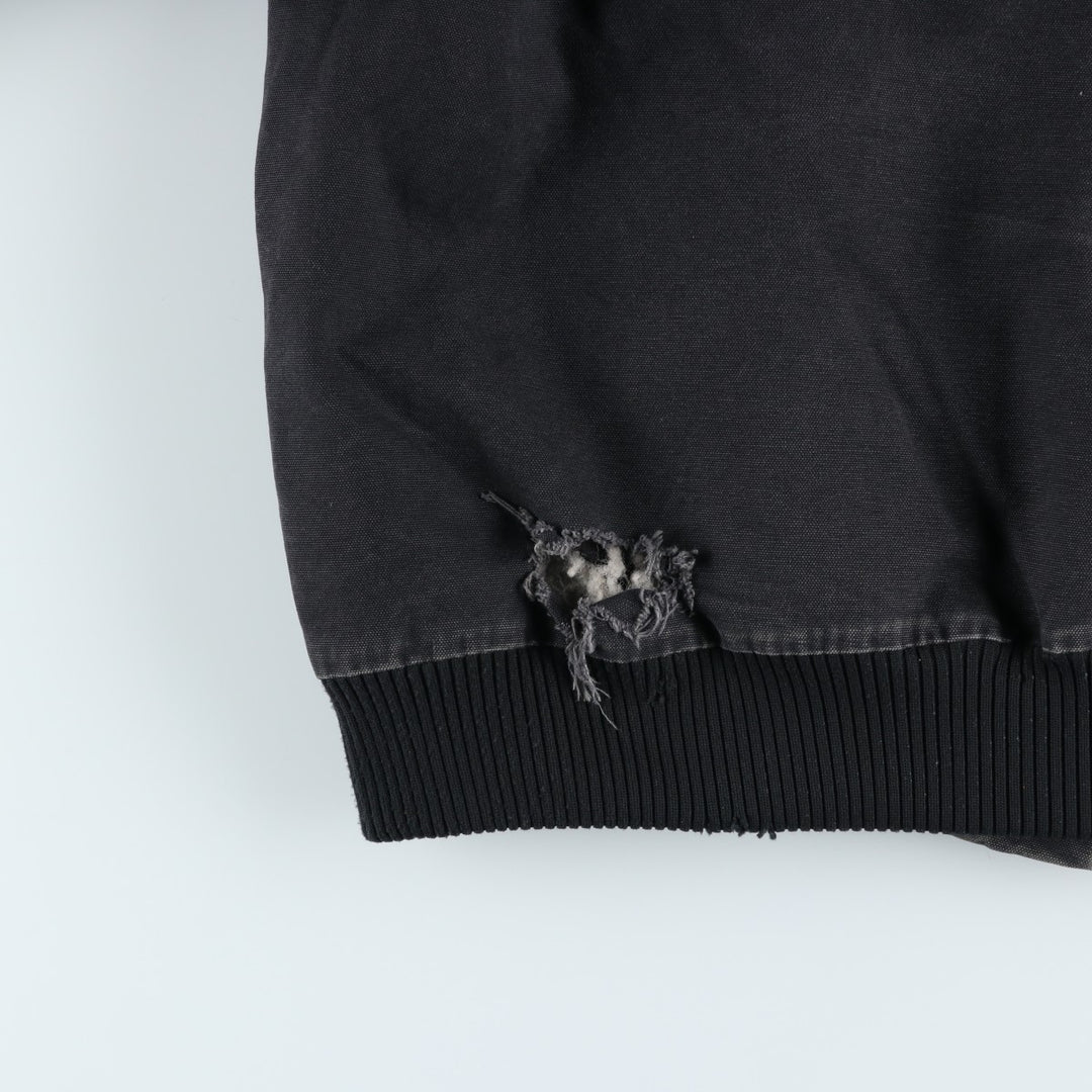 Carhartt Active Jacket, Padded Duck Full-Zip Hoodie, Men's XXL cotton black type Vintage Second Hand