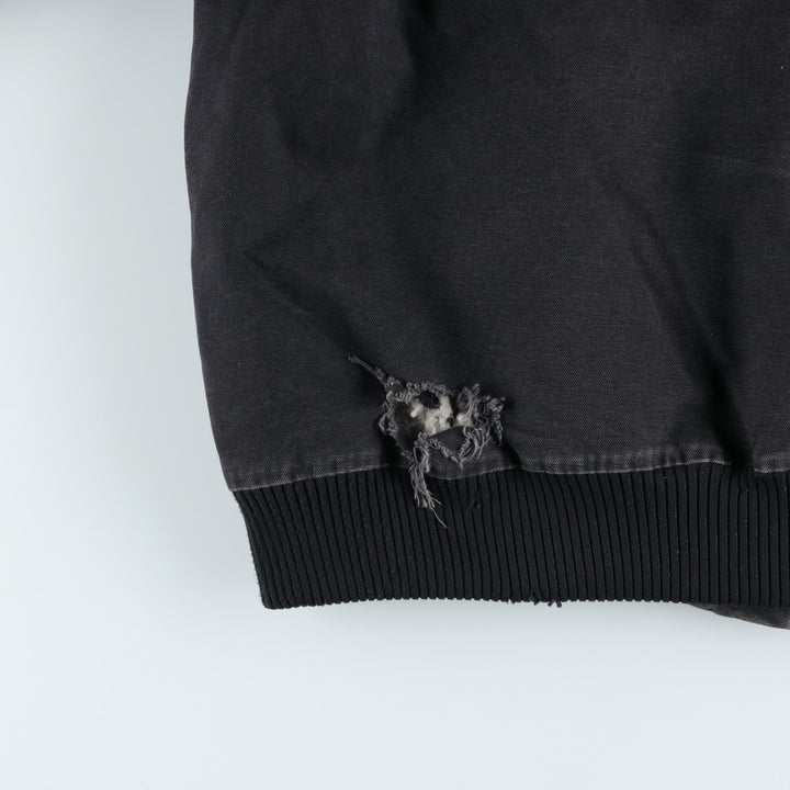 Carhartt Active Jacket, Padded Duck Full-Zip Hoodie, Men's XXL cotton black type Vintage Second Hand