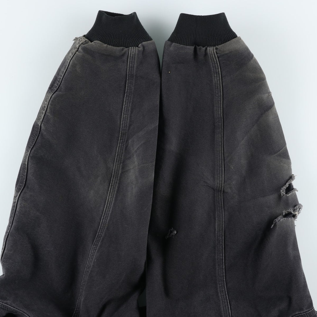 Carhartt Active Jacket, Padded Duck Full-Zip Hoodie, Men's XXL cotton black type Vintage Second Hand