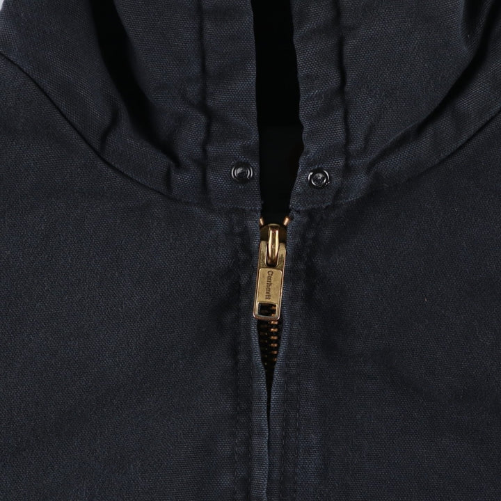Carhartt Active Jacket, Padded Duck Full-Zip Hoodie, Men's XXL unclear navy blue type Vintage Second Hand