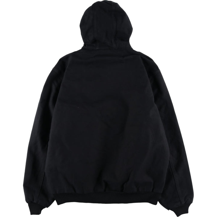 Carhartt Active Jacket, Padded Duck Full-Zip Hoodie, Men's Size L cotton black type Vintage Second Hand