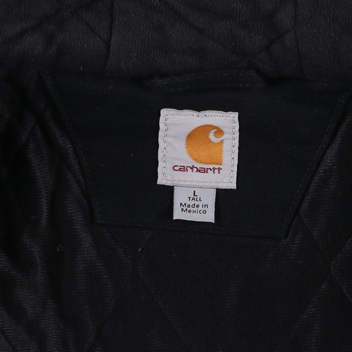 Carhartt Active Jacket, Padded Duck Full-Zip Hoodie, Men's Size L cotton black type Vintage Second Hand