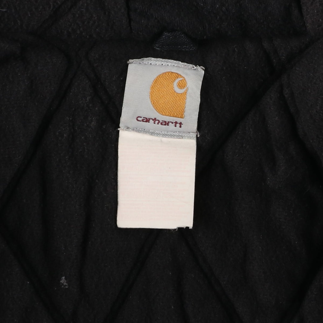 Carhartt Active Jacket, Padded Duck Full-Zip Hoodie, Made in USA, Men's XXL unclear black type Vintage Second Hand