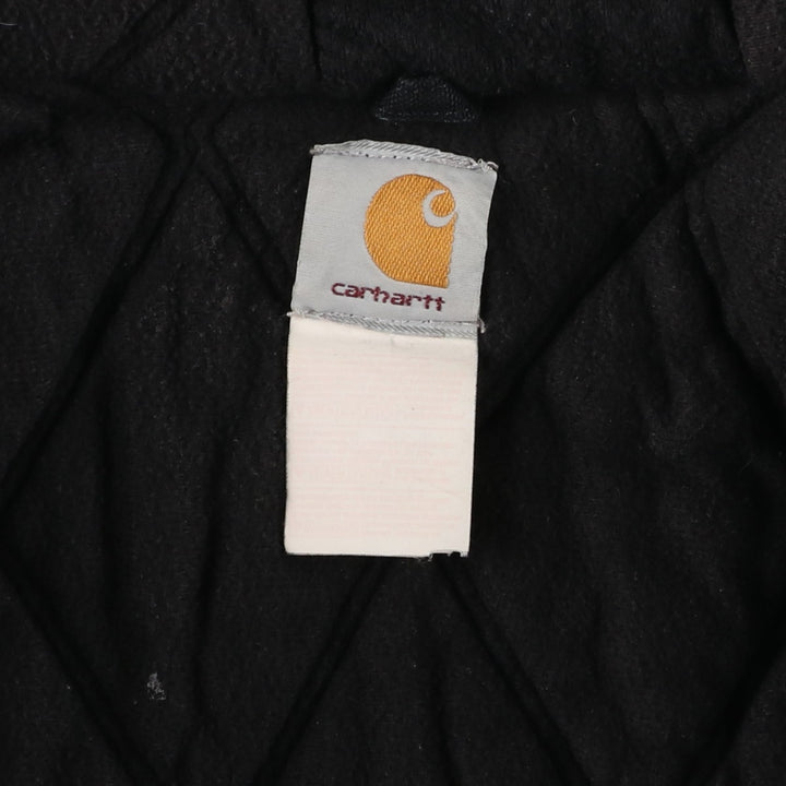 Carhartt Active Jacket, Padded Duck Full-Zip Hoodie, Made in USA, Men's XXL unclear black type Vintage Second Hand