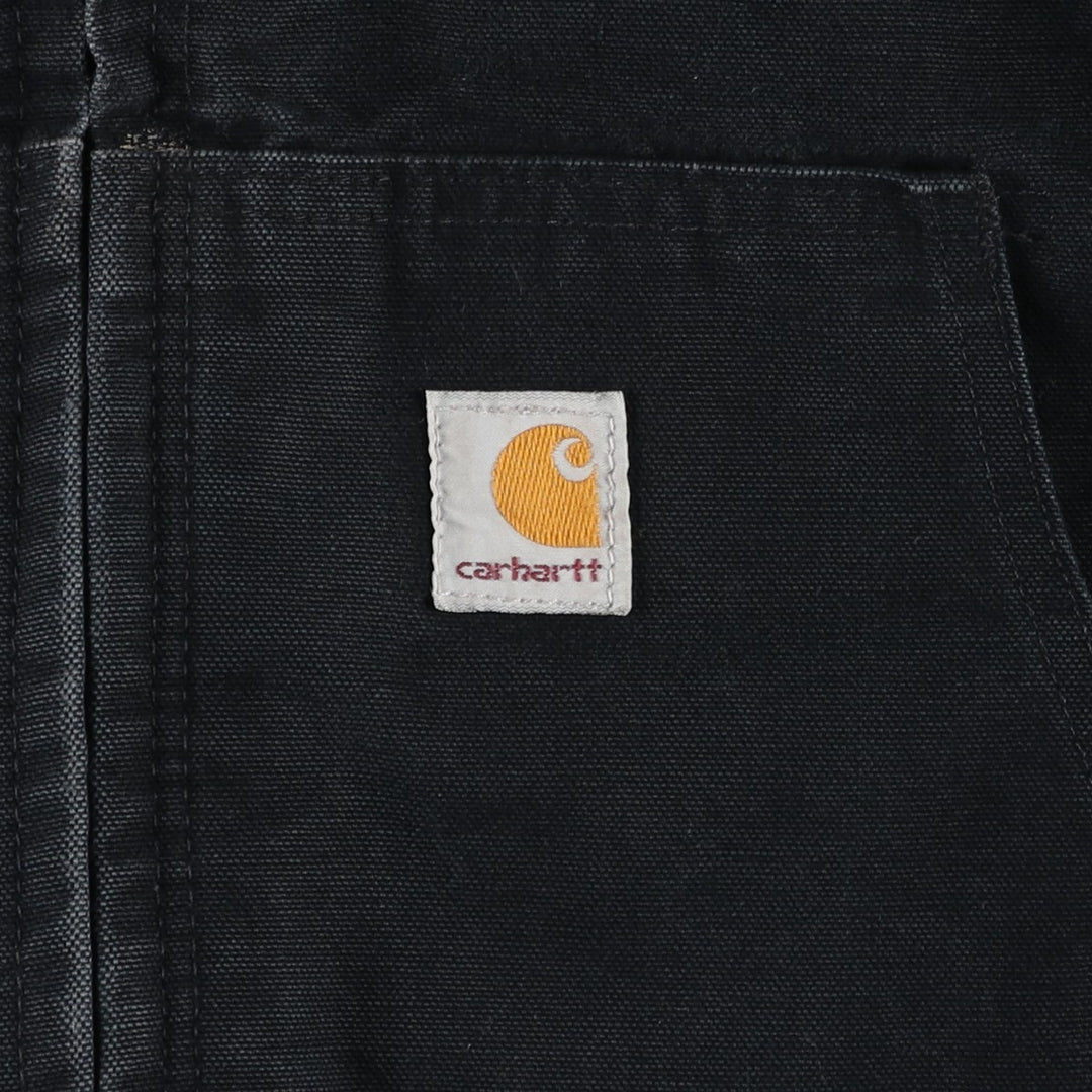 Carhartt Active Jacket, Padded Duck Full-Zip Hoodie, Made in USA, Men's XXL unclear black type Vintage Second Hand