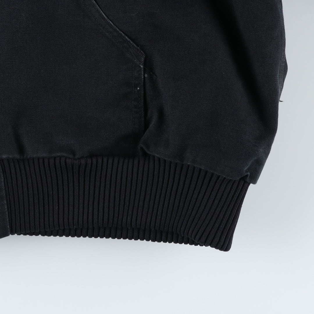 Carhartt Active Jacket, Padded Duck Full-Zip Hoodie, Made in USA, Men's XXL unclear black type Vintage Second Hand