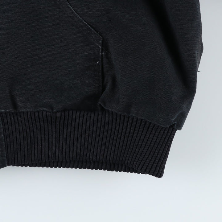 Carhartt Active Jacket, Padded Duck Full-Zip Hoodie, Made in USA, Men's XXL unclear black type Vintage Second Hand