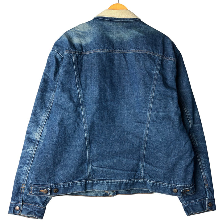 Vintage 90'S Wrangler denim jacket, men's size XXL unclear blue type Vintage Second Hand