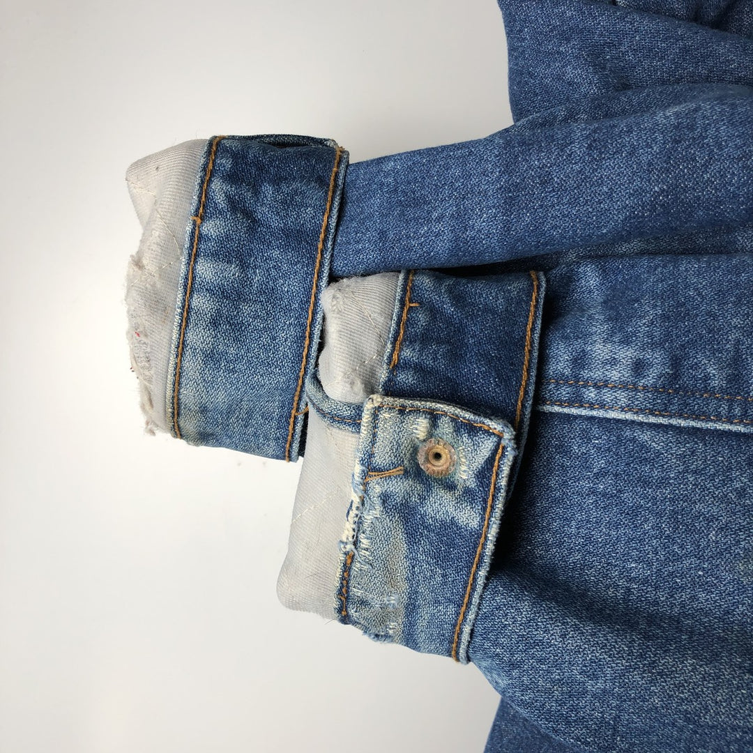 Vintage 90'S Wrangler denim jacket, men's size XXL unclear blue type Vintage Second Hand