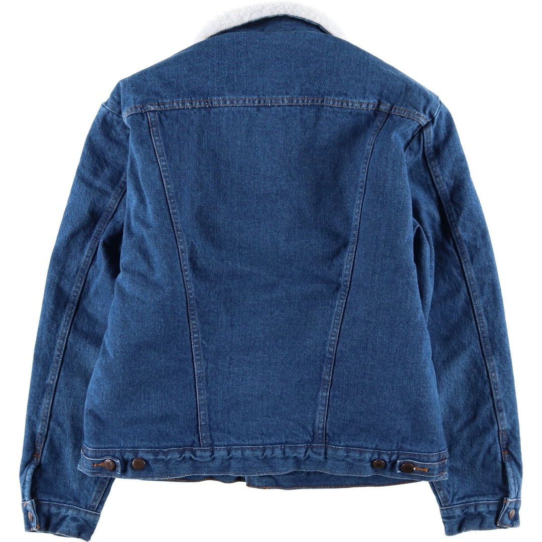 Vintage 90'S Wrangler denim jacket, size L, men's unclear blue type Vintage Second Hand