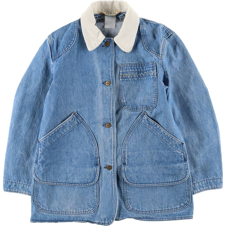 Vintage 1980'S LL Bean hunting jacket, women's size L unclear blue type Vintage Second Hand
