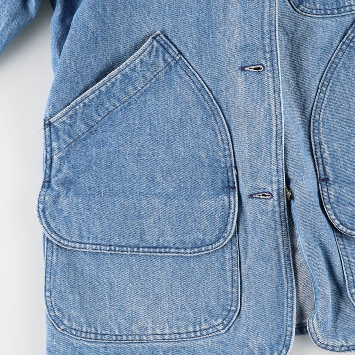 Vintage 1980'S LL Bean hunting jacket, women's size L unclear blue type Vintage Second Hand