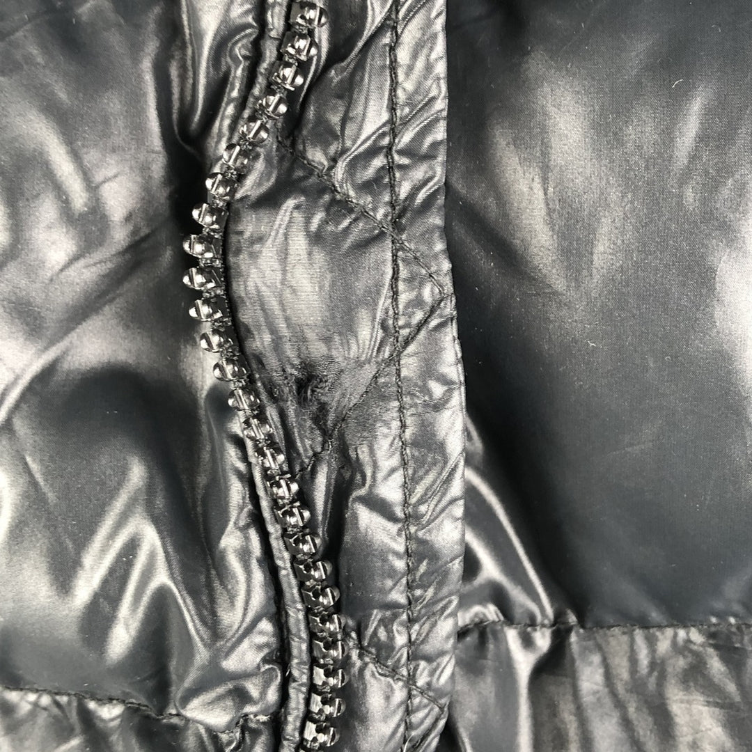 Diesel Down Parka, Women's Size M Nylon black type Vintage Second Hand