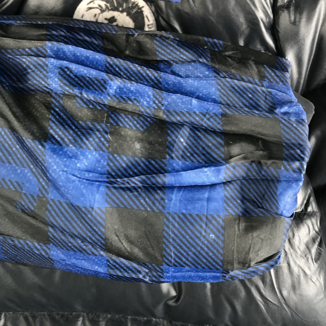 Diesel Down Parka, Women's Size M Nylon black type Vintage Second Hand