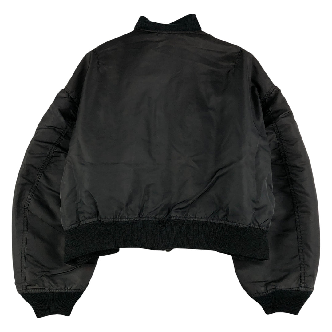 AVIREX B-15 Type Military Flight Jacket, Women's, Size M Nylon black type Vintage Second Hand