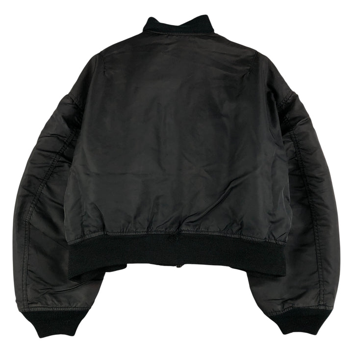 AVIREX B-15 Type Military Flight Jacket, Women's, Size M Nylon black type Vintage Second Hand