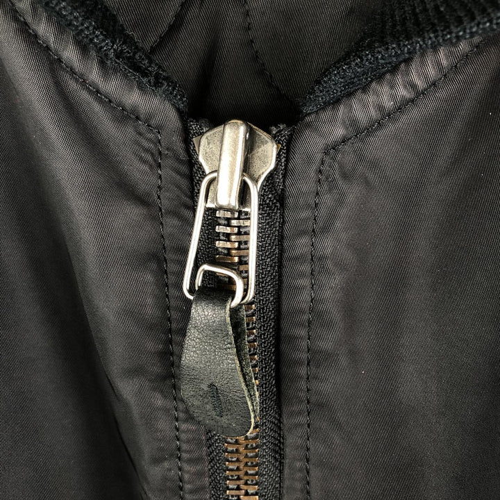 AVIREX B-15 Type Military Flight Jacket, Women's, Size M Nylon black type Vintage Second Hand