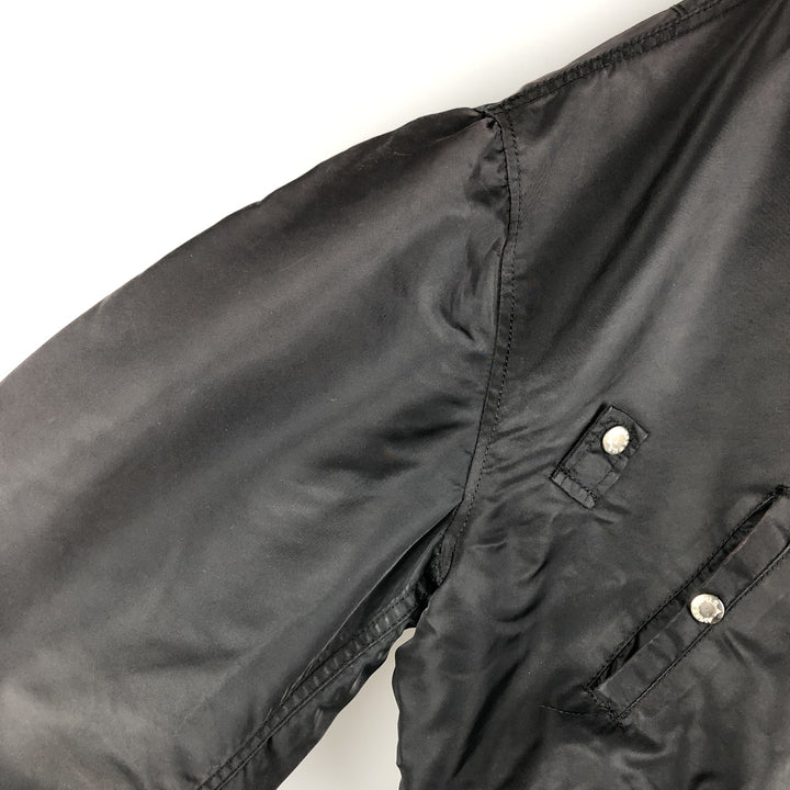 AVIREX B-15 Type Military Flight Jacket, Women's, Size M Nylon black type Vintage Second Hand