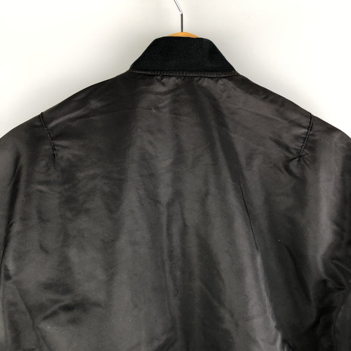 AVIREX B-15 Type Military Flight Jacket, Women's, Size M Nylon black type Vintage Second Hand