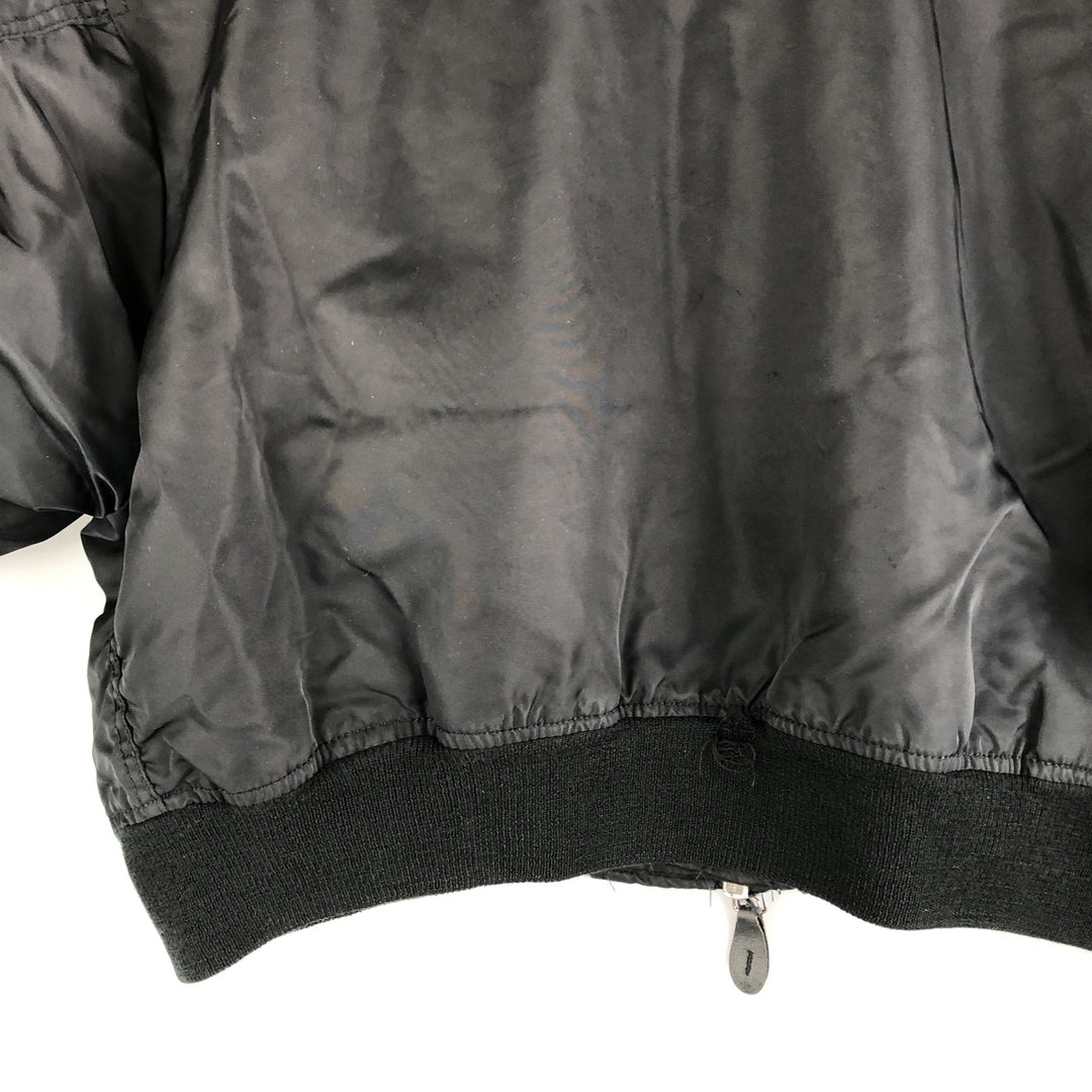 AVIREX B-15 Type Military Flight Jacket, Women's, Size M Nylon black type Vintage Second Hand