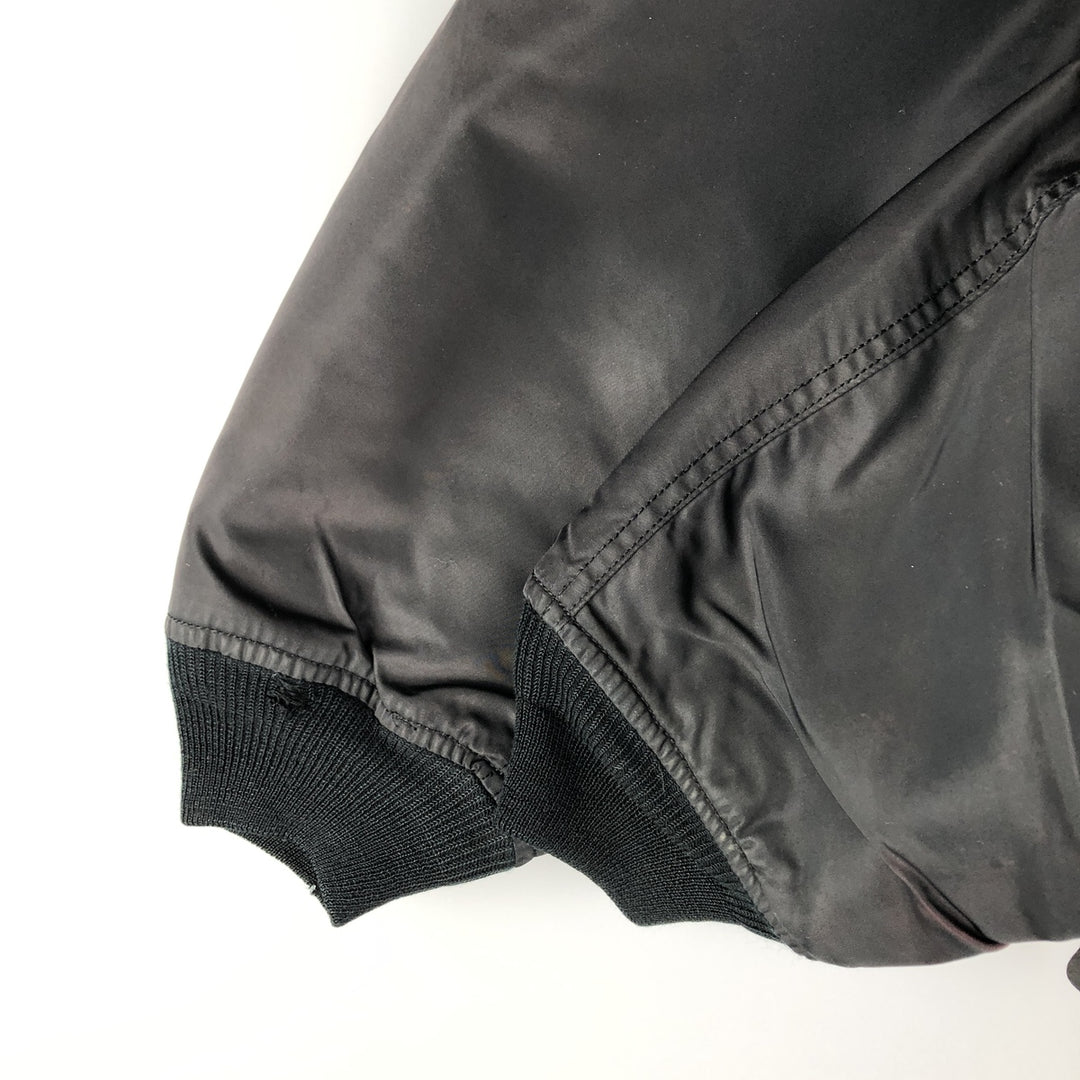 AVIREX B-15 Type Military Flight Jacket, Women's, Size M Nylon black type Vintage Second Hand