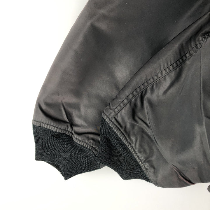 AVIREX B-15 Type Military Flight Jacket, Women's, Size M Nylon black type Vintage Second Hand