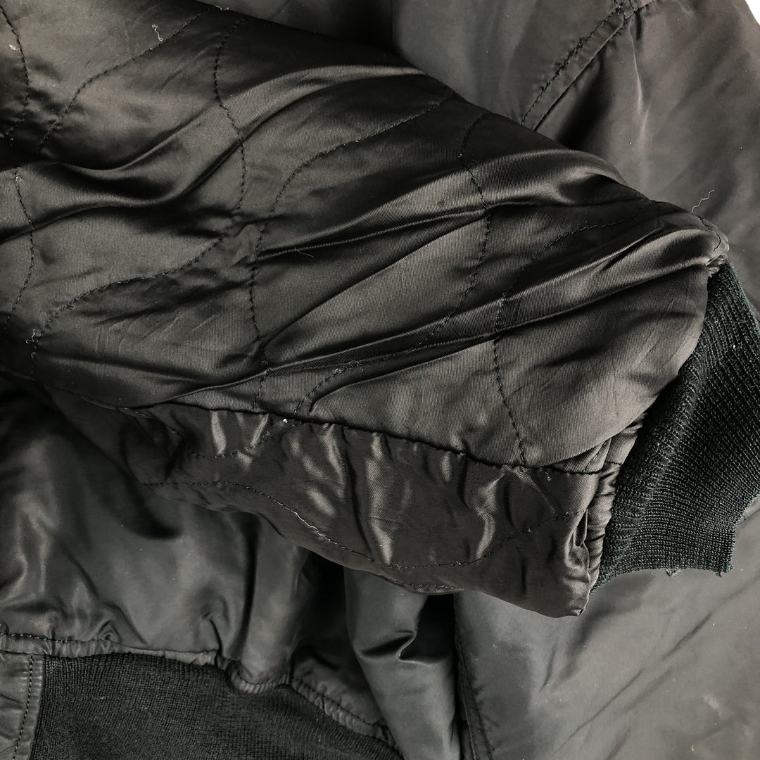 AVIREX B-15 Type Military Flight Jacket, Women's, Size M Nylon black type Vintage Second Hand