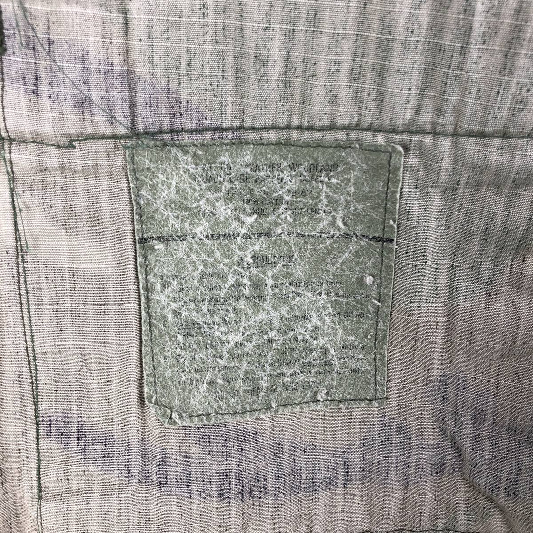 US Military USAF Camouflage Pattern Woodland Camo Ripstop Military Jacket, Women's, Size Medium unclear Khaki type Vintage Second Hand