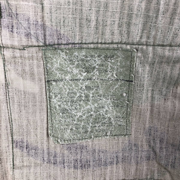 US Military USAF Camouflage Pattern Woodland Camo Ripstop Military Jacket, Women's, Size Medium unclear Khaki type Vintage Second Hand