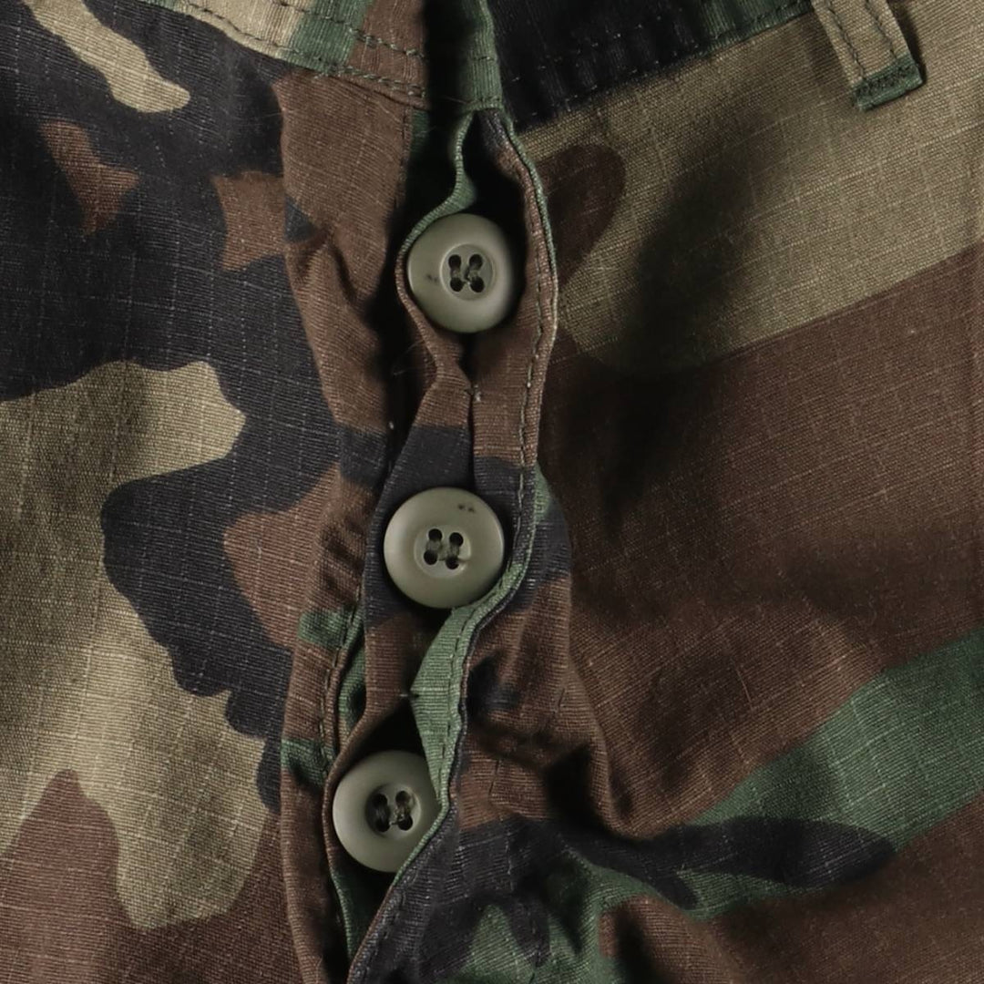 Civilian ROTHCO Camouflage Pattern Ripstop Military Cargo Pants, Small-Short Length, Women's Size L (W27) cotton Khaki type Vintage Second Hand