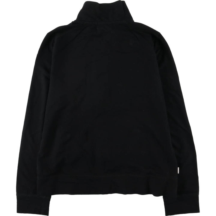 Ralph Lauren ACTIVE full-zip long-sleeved T-shirt, women's size L cotton black type Vintage Second Hand