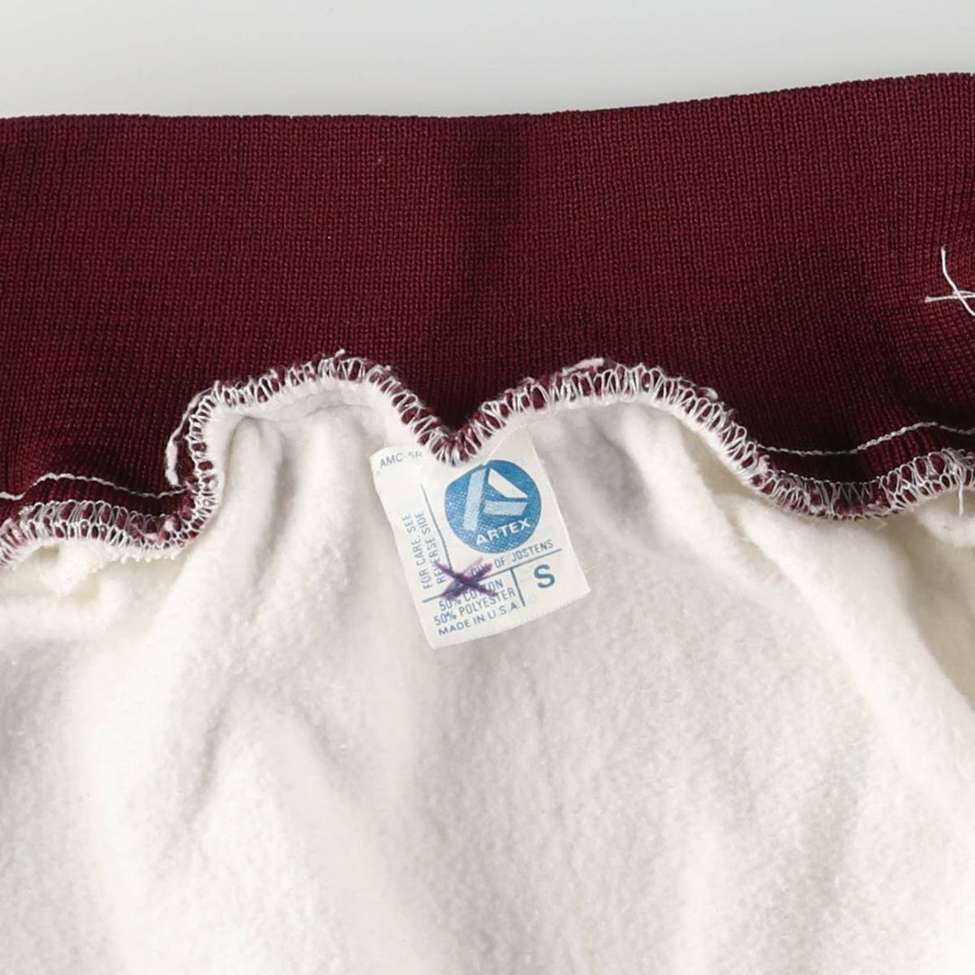 Vintage 70s-80'S Artex College Sweatshirt, Made in USA, Men's Size Small cotton white type Vintage Second Hand