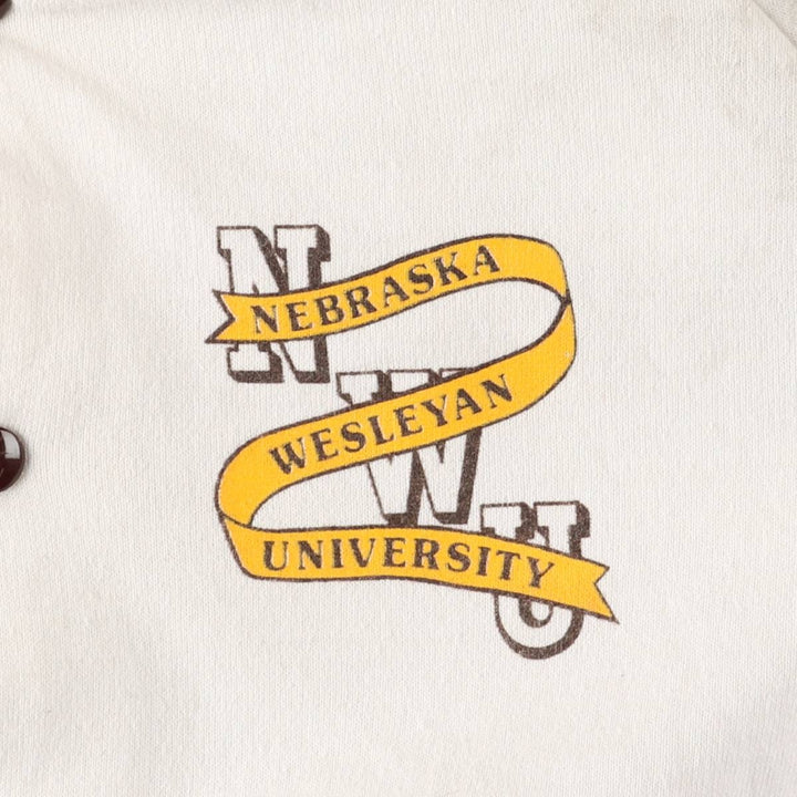 Vintage 70s-80'S Artex College Sweatshirt, Made in USA, Men's Size Small cotton white type Vintage Second Hand