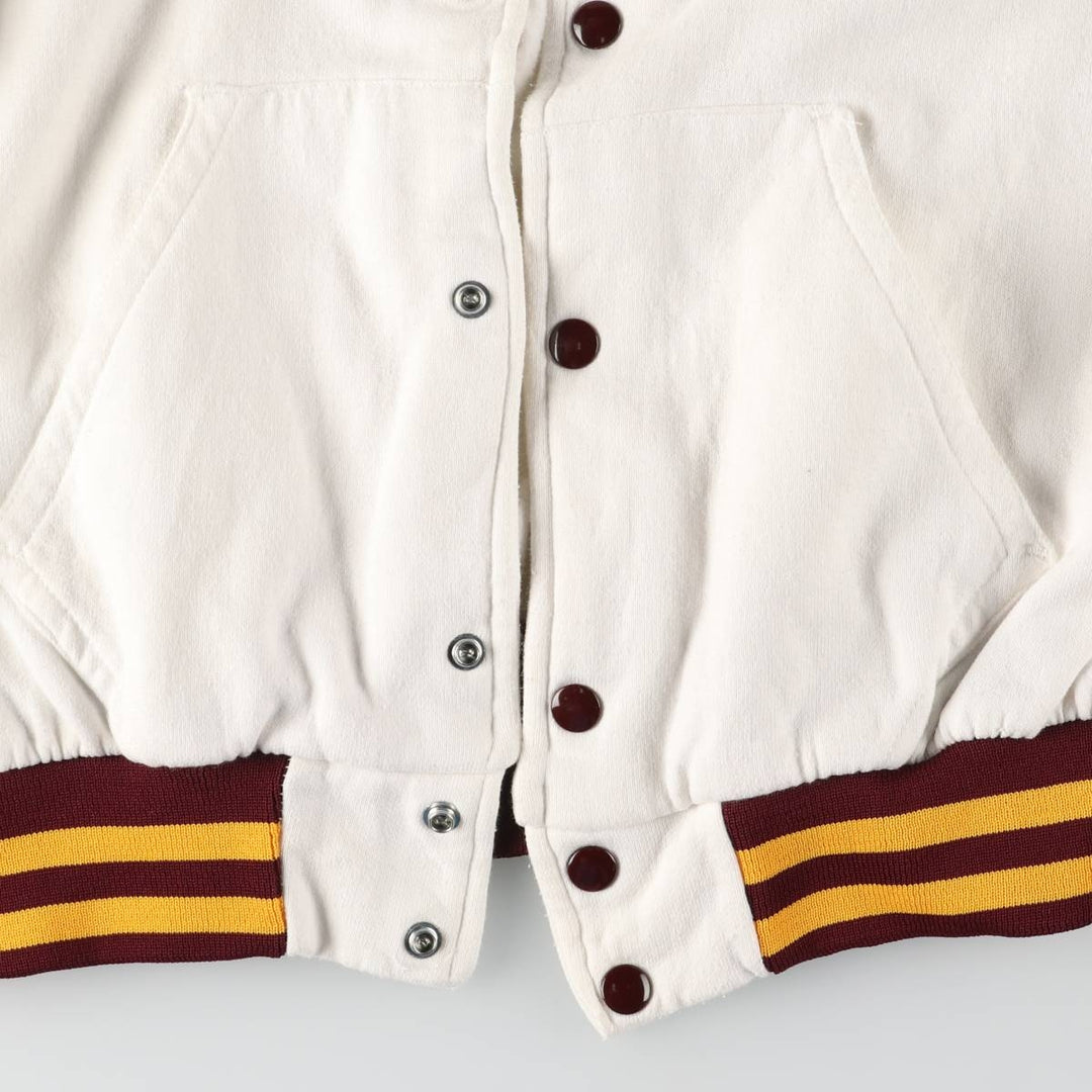 Vintage 70s-80'S Artex College Sweatshirt, Made in USA, Men's Size Small cotton white type Vintage Second Hand