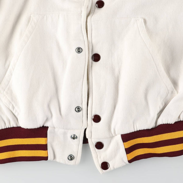 Vintage 70s-80'S Artex College Sweatshirt, Made in USA, Men's Size Small cotton white type Vintage Second Hand