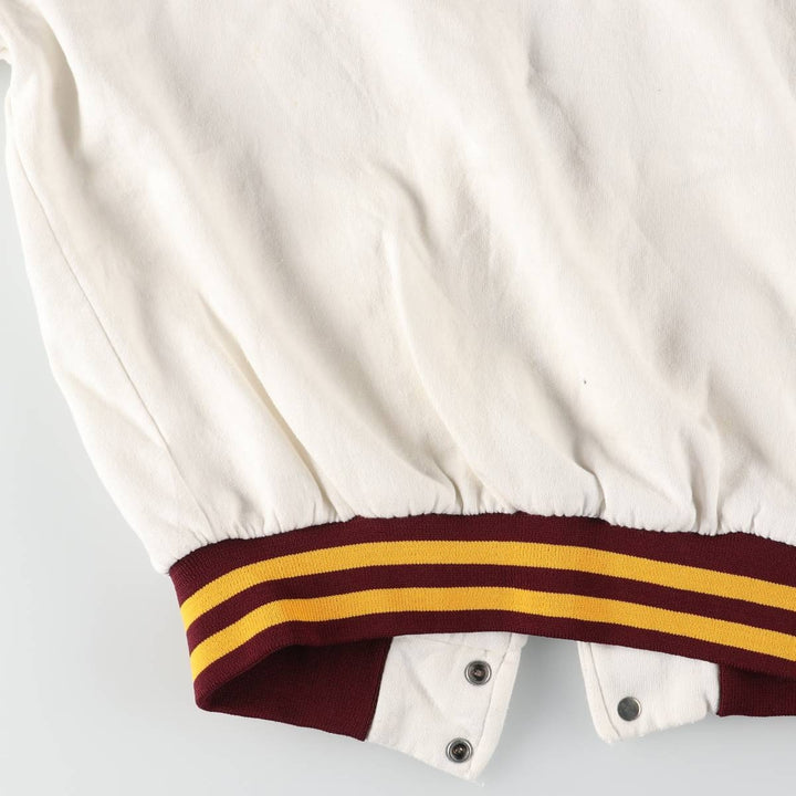 Vintage 70s-80'S Artex College Sweatshirt, Made in USA, Men's Size Small cotton white type Vintage Second Hand