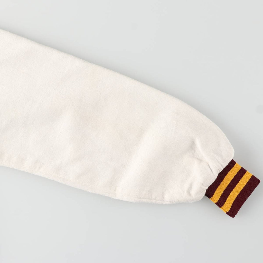 Vintage 70s-80'S Artex College Sweatshirt, Made in USA, Men's Size Small cotton white type Vintage Second Hand