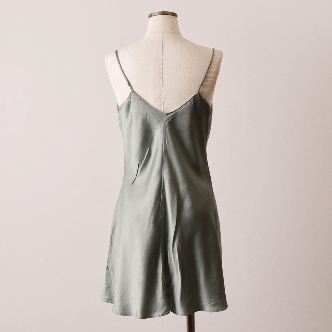 Victoria's Secret Lingerie Camisole Dress Mini Dress Women's Size L silk gray type Vintage Second Hand