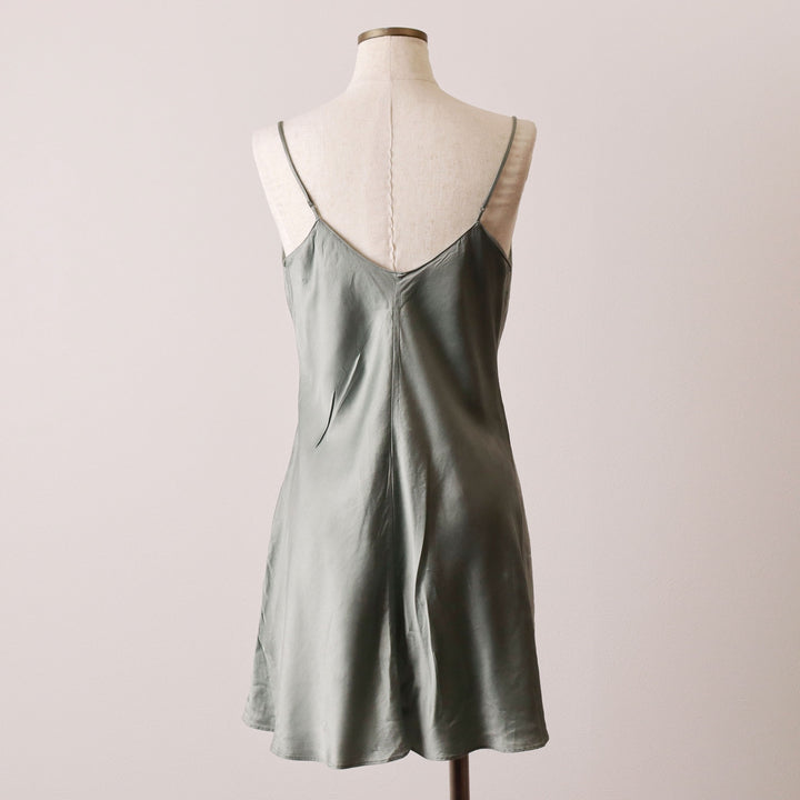 Victoria's Secret Lingerie Camisole Dress Mini Dress Women's Size L silk gray type Vintage Second Hand