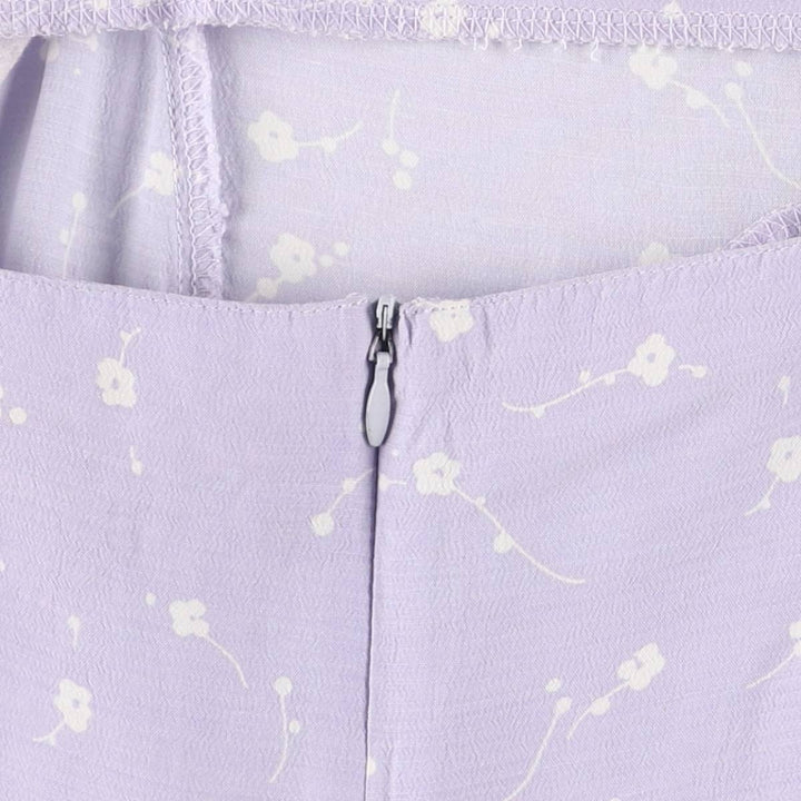 American Eagle Outfitters floral print half-length camisole dress, women's size XS Rayon purple type Vintage Second Hand