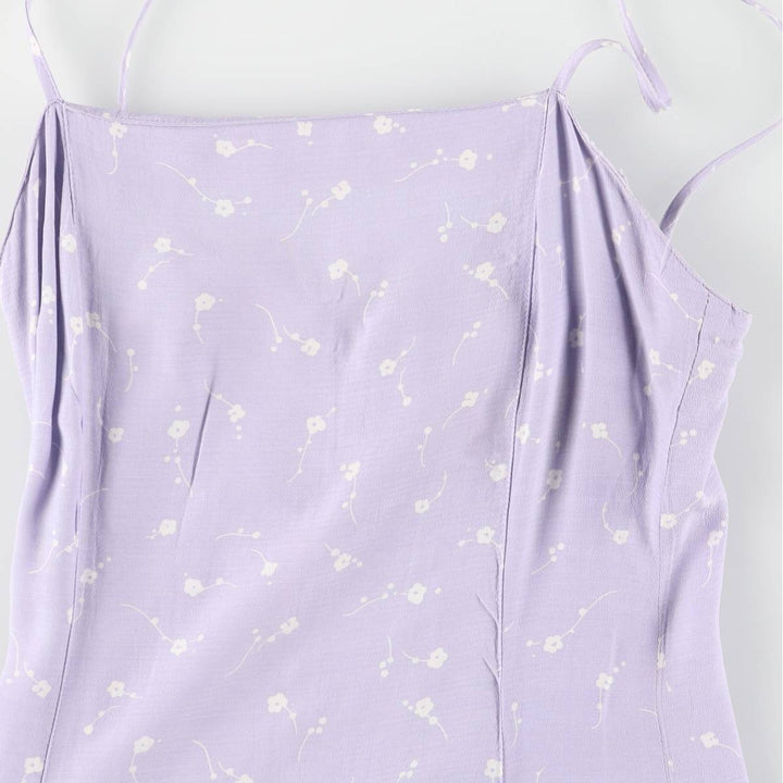 American Eagle Outfitters floral print half-length camisole dress, women's size XS Rayon purple type Vintage Second Hand