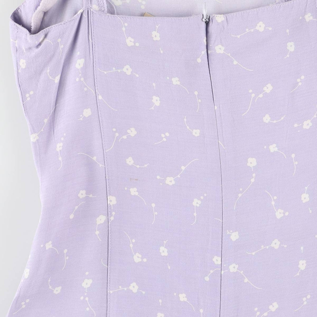 American Eagle Outfitters floral print half-length camisole dress, women's size XS Rayon purple type Vintage Second Hand