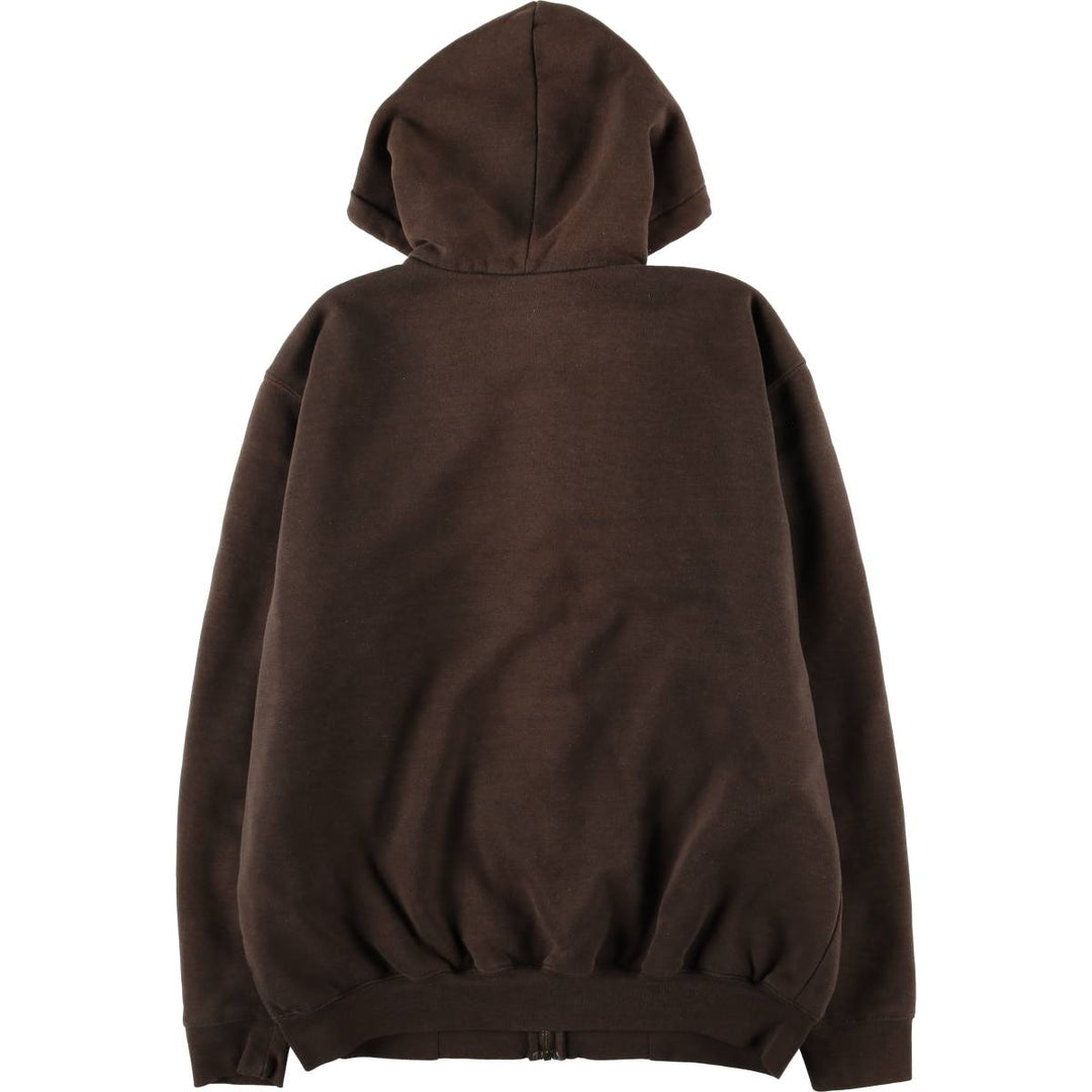 Carhartt Men's XL Full-Zip Hoodie with Padding unclear brown type Vintage Second Hand